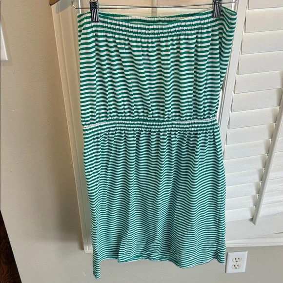 GAP Strapless Dress in Green and White - Picture 7 of 7